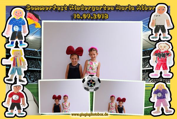 GiuGiu Photobox Layout. Kindergarten-Sommerfest
