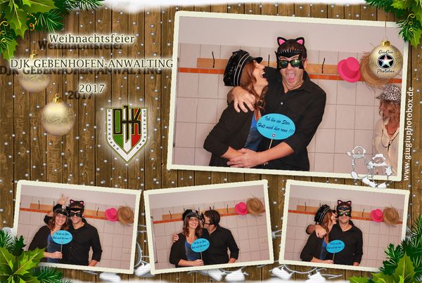 GiuGiu Photobox Layout. Vereins-Weihnachtsfeier